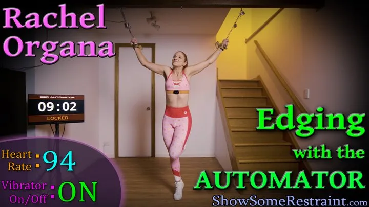 Rachel Organa - Edging with the Automator - Self-Bondage Vibe Video