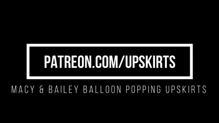 Balloon Popping Upskirts