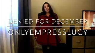 Denied for December