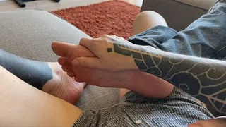 Napping Foot Rub from Cam