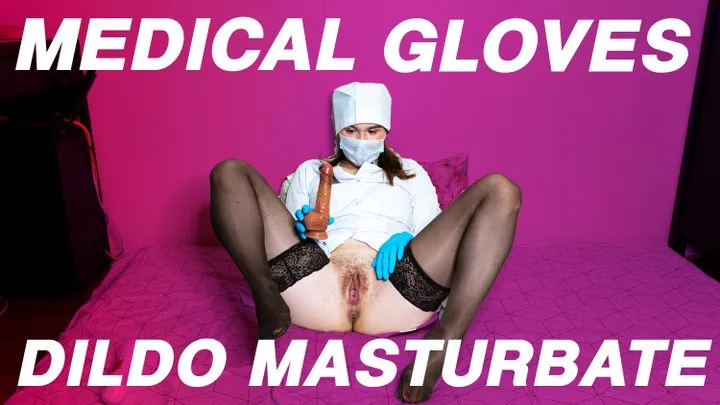 Horny Nurse Play With Dildo