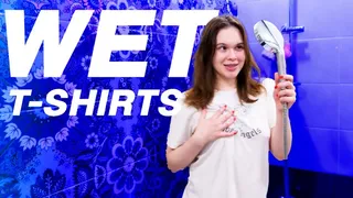 Wet T-Shirt Shower Tease