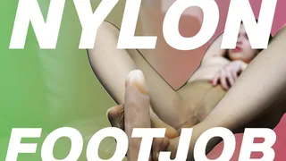 Fuck My Nylon Covered Feet! (Pantyhose Footjob)