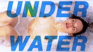 Sexy Girl Holding Breath Underwater