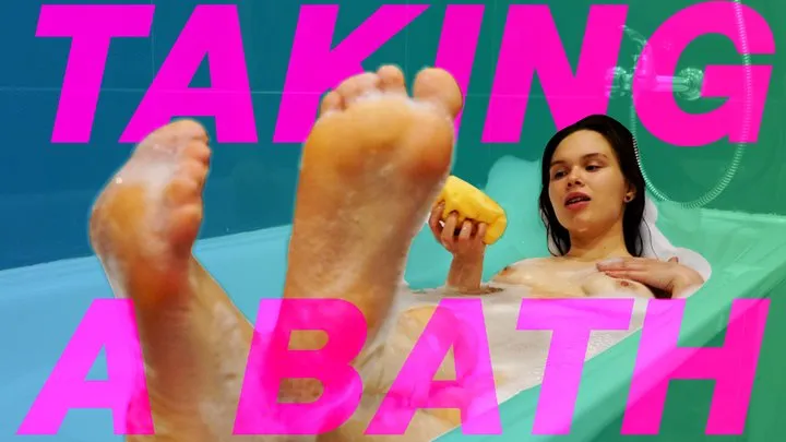 Taking A Bath With Feet At Your Face POV