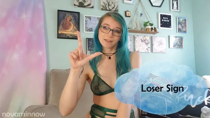 loser sign