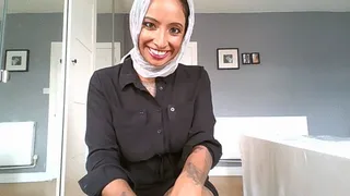 Breed Hijabi MILF and White Cock Worship