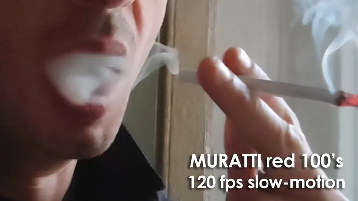 Smoking Muratti red 100s IYF 151124 SLOW 120 fps