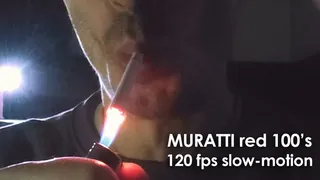 Smoking Muratti red 100s IYF 251024 SLOW 120 fps