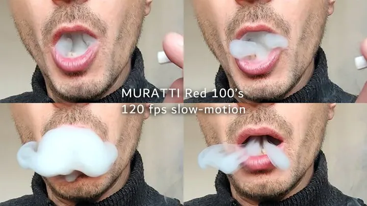 Smoking Muratti red 100s IYF 071224 SLOW 120 fps