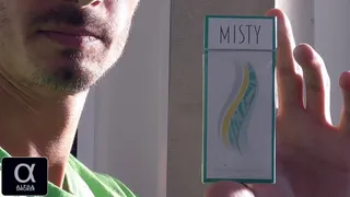 Smoking Misty 120s green menthol