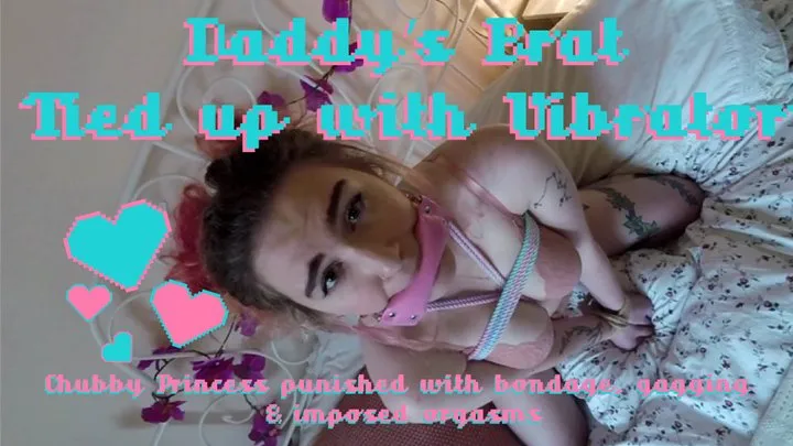 Step-Daddy's Brat Tied Up With Vibrator