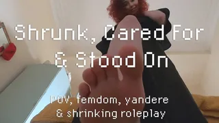 Shrunk, Cared For & Stood On - POV