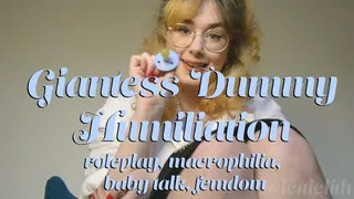 Giantess Dummy Humilition