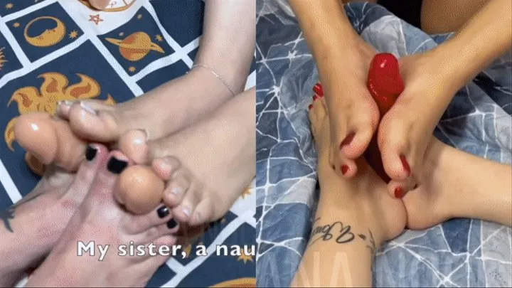 LANA NOCCIOLI in FOOTJOB CLASS COMPILATION (Taboo with Step Sister and Friend Foot Worship)