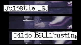 Juliette RJ in CBT -BALLBUSTING on a Dildo - - BALLBUSTING - CBT - BALL KICKS - CRUSH DILDO