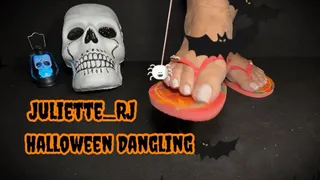 Juliette RJ Halloween Sexy Dangling - - FOOT FETISH - DANGLING - MULES - FLIP FLOPS