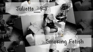 JULIETTE RJ smoking fetish clip CLIP - SMOKING - BBW BODY - CIGARETTE SMOKING