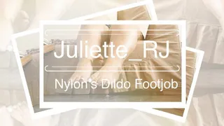 Juliette RJ Delicious Nylons FJ on Realistic Dildo - - FOOTJOB - DILDO - LONG TOENAILS - NYLONS - BBW QUEEN - CUM COUNTDOWN - REALISTIC DILDO