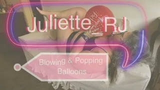 Juliette-RJ Blowing & Popping Balloons for you! - CRUSH BALLOONS - LOONER - POPPING BALLOONS - THICK LEGS - EXHIBTIONISM - LOONER GIRL - BBW BODY - BBW LOONER MILF