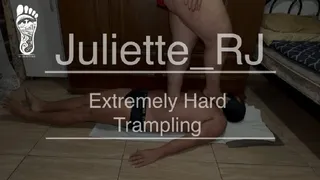 Juliette RJ HARDCORE TRAMPLING - part 15 - - FEET HUMILIATION - FACESITTING - TRAMPLING - HARD TRAMPLING - FOOT FETISH - BBW GODDESS - JUMPING AND STOMPING - FACE TRAMPLING - BODY MARKS - HARDCORE