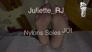 Juliette RJ Soles JOI on black sheer nylons - JOI - LONG TOENAILS - FOOTJOB MOVES - KNEES HIGH NYLONS - CUM COUNTDOWN - SOLES - WRINKLED SOLES - OPEN TOES - SCRUNCHING