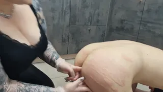 Pegging for this anal virgin - | Mistress Karino