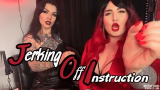 Jerk Off Instructions with me and Demoness Luna POV - [ MOV] | Mistress Karino, Demoness Luna