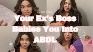 Your Ex's Boss Makes You Her Little