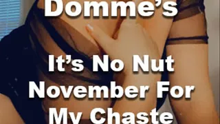 It's No Nut November For My Chaste Virgin Boyfriend!