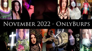 November 2022 -- OnlyBurps Compilation