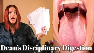 Dean's Disciplinary Digestion
