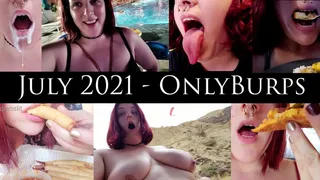 July 2021 - OnlyBurps Compilation
