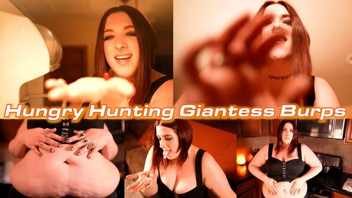 Hungry Hunting Giantess Burps