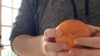 ASMR crunching popping slurping in fruit