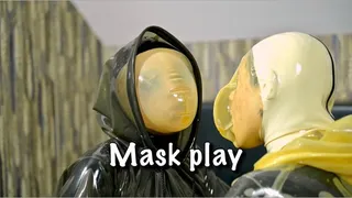 Rubber mask play