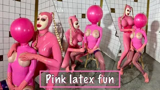 Pink latex fun