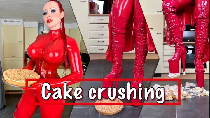 Cake crushing