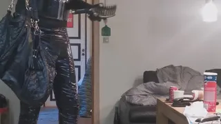 sissy bitch in pvc