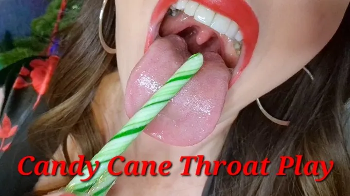 Candy Cane Throat Play