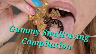 Gummy Swallowing Compilation