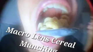 Macro Lens Cereal Eating
