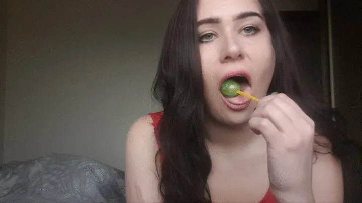 Lollipop licking