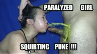 DEEP THROAT FUCKING PUKE 220504D PUCCA FREEZED GIRL PUKES IN LOW STOOL