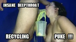 DEEP THROAT FUCKING PUKE RECYCLING + PUKE DRINKING + ORAL CREAMPIE + CUM SWALLOWING JUDY DTA69D