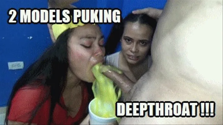 DEEP THROAT FUCKING PUKE 230903D SARAI + VIOLET DEEPTHROAT MESSY PUKING PARTY DRINKING EACH OTHER VOMIT