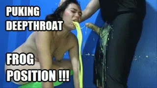 DEEP THROAT FUCKING PUKE 231105D4 SARAI DEEPTHROAT IN FROG POSITION + FREE LICKING SHOW