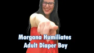 Morgana Humiliates Adult Diaper Boy