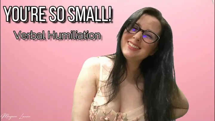 Verbal Humiliation: You're So Small