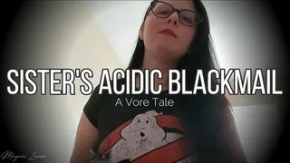 Step-Sister's Acidic Blackmail: Vore